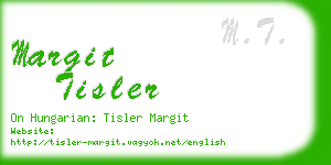 margit tisler business card